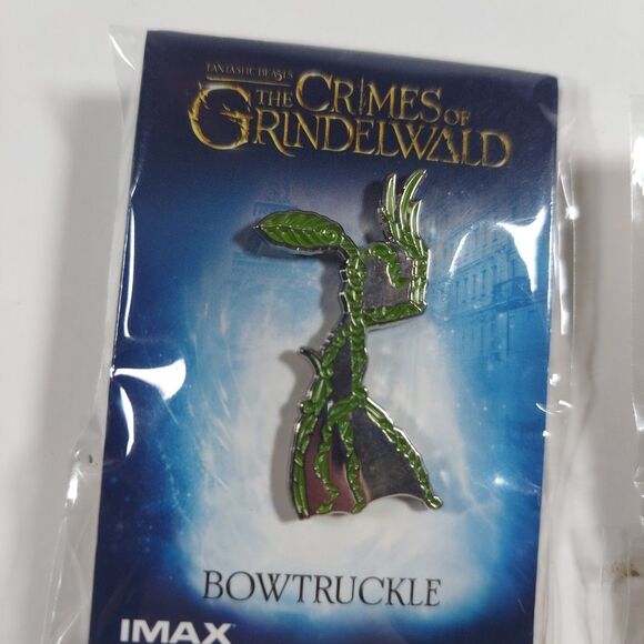 2018 Fantastic Beasts, Crimes of Grindelwald, AMC Pins, Niffler & Bowtruckle - Picture 2 of 4